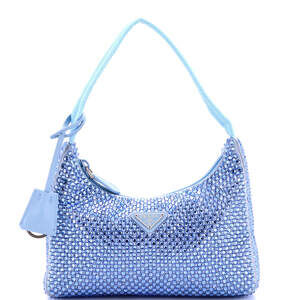 Prada Re-Edition Hobo Crystal #224603P22B